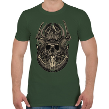 PRINTFASHION Férfi a semmiből...  - Férfi póló - Katonazöld férfi póló