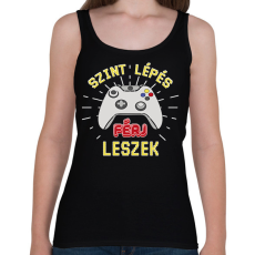 PRINTFASHION Férj leszek - Női atléta - Fekete