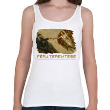 PRINTFASHION Férj teremtése - Női atléta - Fehér női trikó