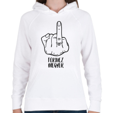 PRINTFASHION FÉRJHEZ megyek - lánybúcsú - Női kapucnis pulóver - Fehér női pulóver, kardigán