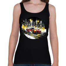 PRINTFASHION Ferrari - Női atléta - Fekete női trikó