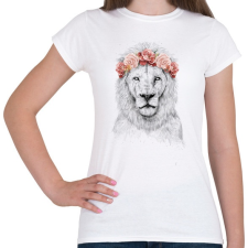 PRINTFASHION Festival lion - Női póló - Fehér női póló