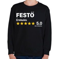 PRINTFASHION Festő Értékelés ***** 5.0 (69 értékelés) - Gyerek pulóver - Fekete