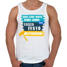 PRINTFASHION Festo mesterfokon - Férfi atléta - Fehér