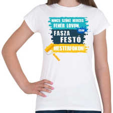 PRINTFASHION Festo mesterfokon - Női póló - Fehér női póló
