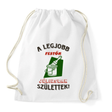 PRINTFASHION Festő szülinapja július színes - Sportzsák, Tornazsák - Fehér tornazsák