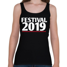 PRINTFASHION Fesztivál 2019 - Női atléta - Fekete női trikó
