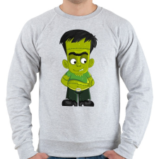 PRINTFASHION Fiatal Frankenstein - Férfi pulóver - Sport szürke férfi pulóver, kardigán