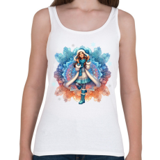 PRINTFASHION Fiatal lány télen - Női atléta - Fehér