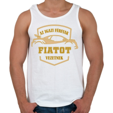 PRINTFASHION Fiatos sofőr - Férfi atléta - Fehér atléta, trikó
