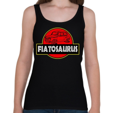 PRINTFASHION Fiatosaurus - Női atléta - Fekete női trikó