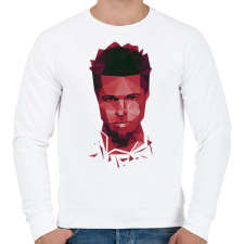 PRINTFASHION Fight Club: Tyler - Férfi pulóver - Fehér férfi pulóver, kardigán
