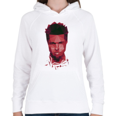PRINTFASHION Fight Club: Tyler - Női kapucnis pulóver - Fehér
