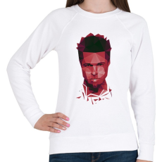 PRINTFASHION Fight Club: Tyler - Női pulóver - Fehér