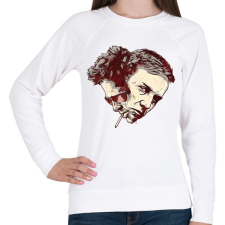 PRINTFASHION Fight Club: Tyler - Női pulóver - Fehér női pulóver, kardigán