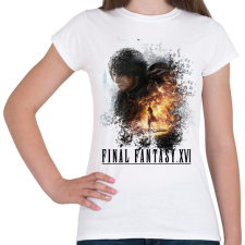 PRINTFASHION Final Fantasy 16 - Női póló - Fehér női póló