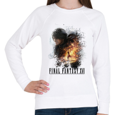 PRINTFASHION Final Fantasy 16 - Női pulóver - Fehér női pulóver, kardigán