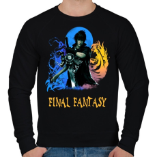 PRINTFASHION FINAL FANTASY - Férfi pulóver - Fekete