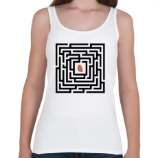 PRINTFASHION Find my heart  - Női atléta - Fehér
