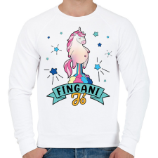 PRINTFASHION Fingani jó - Férfi pulóver - Fehér férfi pulóver, kardigán