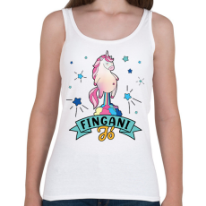 PRINTFASHION Fingani jó - Női atléta - Fehér