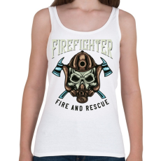 PRINTFASHION Firefighter 01 - Fire and rescue - Női atléta - Fehér