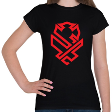 PRINTFASHION Firefighter badge - Női póló - Fekete