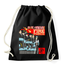 PRINTFASHION Fireforce - Sportzsák, Tornazsák - Fekete tornazsák