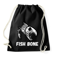 PRINTFASHION fish bone - Sportzsák, Tornazsák - Fekete tornazsák