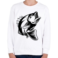 PRINTFASHION fish - Gyerek pulóver - Fehér gyerek pulóver, kardigán