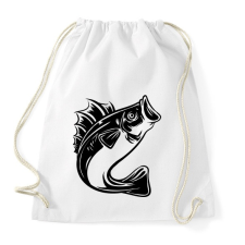 PRINTFASHION fish - Sportzsák, Tornazsák - Fehér tornazsák