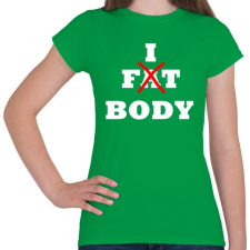PRINTFASHION Fitt alkat - Női póló - Zöld női póló