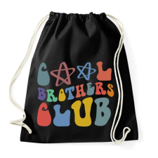 PRINTFASHION Fiútestvér klub - Sportzsák, Tornazsák - Fekete tornazsák
