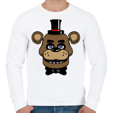 PRINTFASHION Five nights at Freddy's - fnaf - Férfi pulóver - Fehér férfi pulóver, kardigán