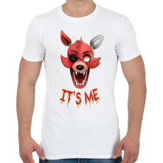 PRINTFASHION Five nights at Freddy's Foxy - Férfi póló - Fehér