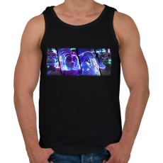 PRINTFASHION FIVE NIGHTS AT FREDDYS #3 - Férfi atléta - Fekete