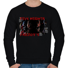 PRINTFASHION FIVE NIGHTS AT FREDDYS - Férfi pulóver - Fekete férfi pulóver, kardigán