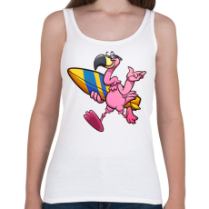 PRINTFASHION flamingo - Női atléta - Fehér