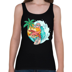 PRINTFASHION flamingo - Női atléta - Fekete