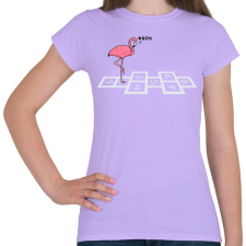 PRINTFASHION Flamingo @#& - Női póló - Viola női póló