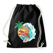 PRINTFASHION flamingo - Sportzsák, Tornazsák - Fekete tornazsák