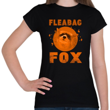 PRINTFASHION FLEABAG FOX2 - Női póló - Fekete női póló