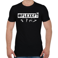PRINTFASHION #FLEXKFT - Férfi póló - Fekete férfi póló