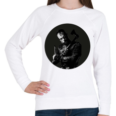 PRINTFASHION Floki - Vikings - Női pulóver - Fehér