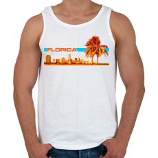 PRINTFASHION Florida - Férfi atléta - Fehér