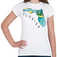 PRINTFASHION Florida - Női póló - Fehér