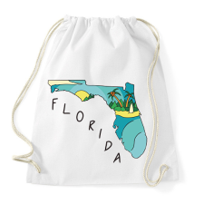 PRINTFASHION Florida - Sportzsák, Tornazsák - Fehér tornazsák