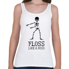 PRINTFASHION Flossing dance - Női atléta - Fehér női trikó