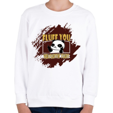 PRINTFASHION fluffinfluffpanda - Gyerek pulóver - Fehér