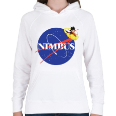 PRINTFASHION Flyin Nimbus - Női kapucnis pulóver - Fehér